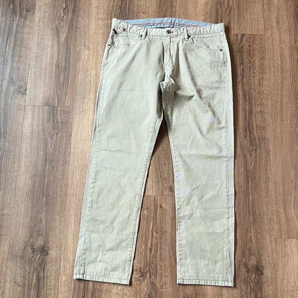 Massimo Dutti Other - Massimo Dutti Structured Chino Khaki Men's Pants Sz 34x31